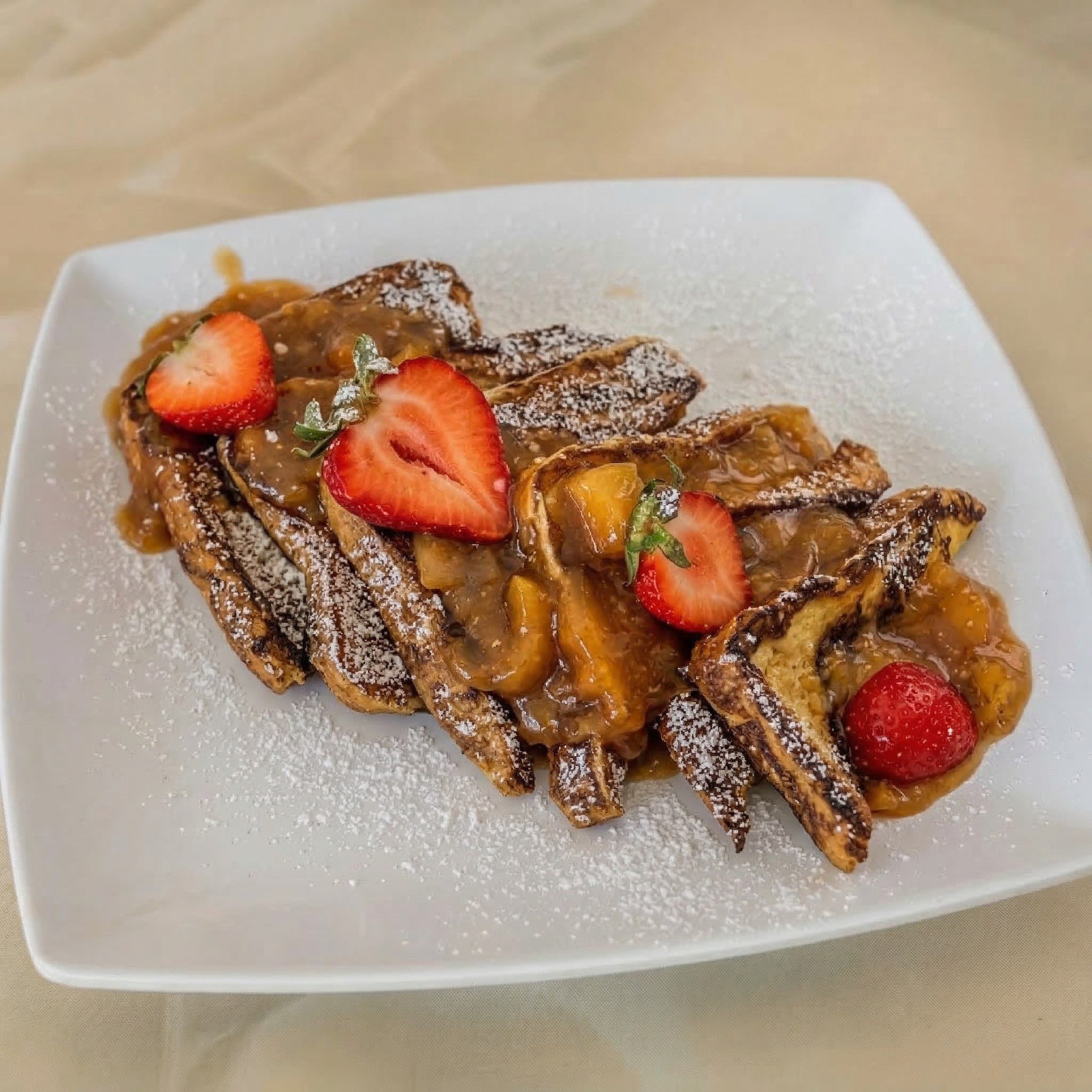 Sweet Like Peachtree - Peach French Toast.