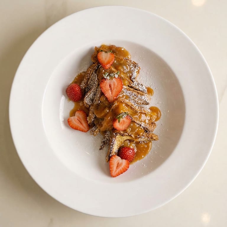 Indulge in our peach cobbler