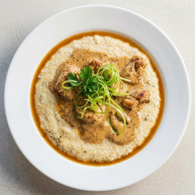 Who Dat Gumbo - Lobster Gumbo & Grits.
