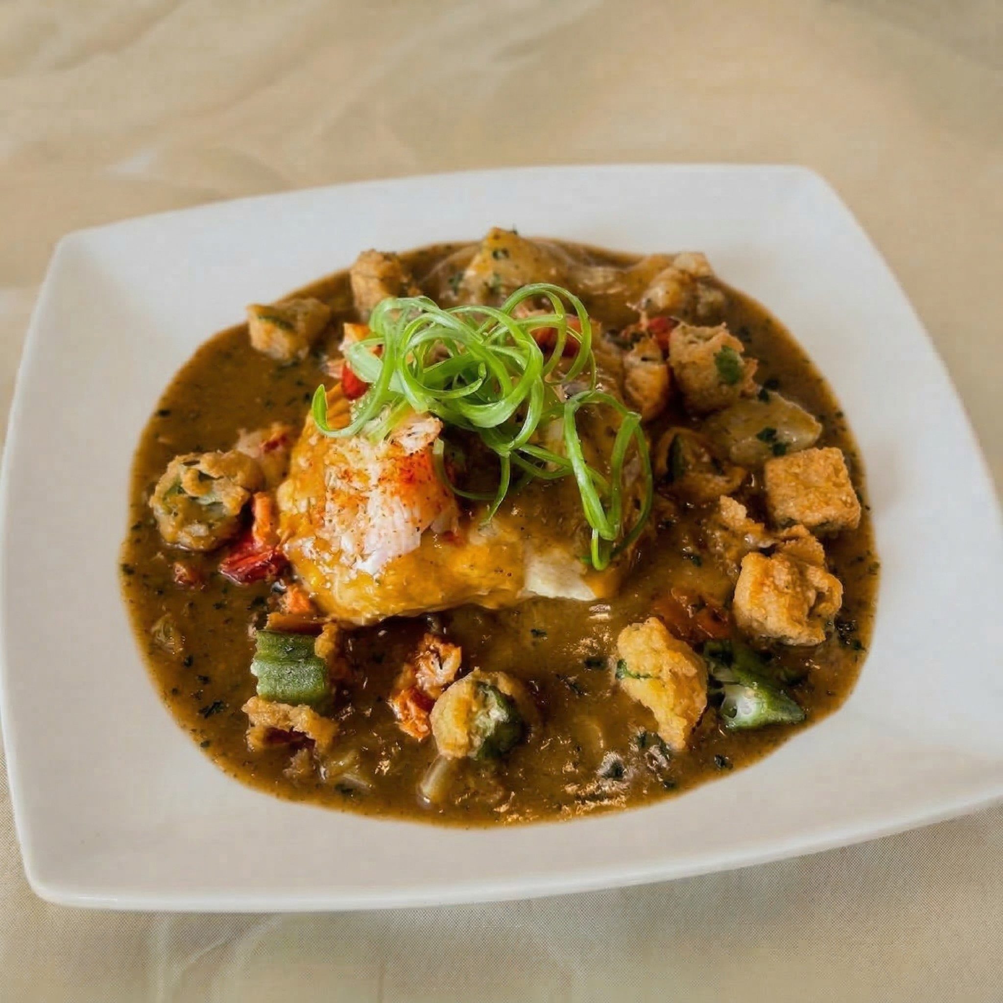 Lobster Gumbo Pot Pie.