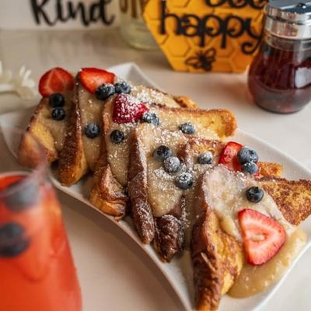 Sweet Like Peachtree - Peach French Toast.