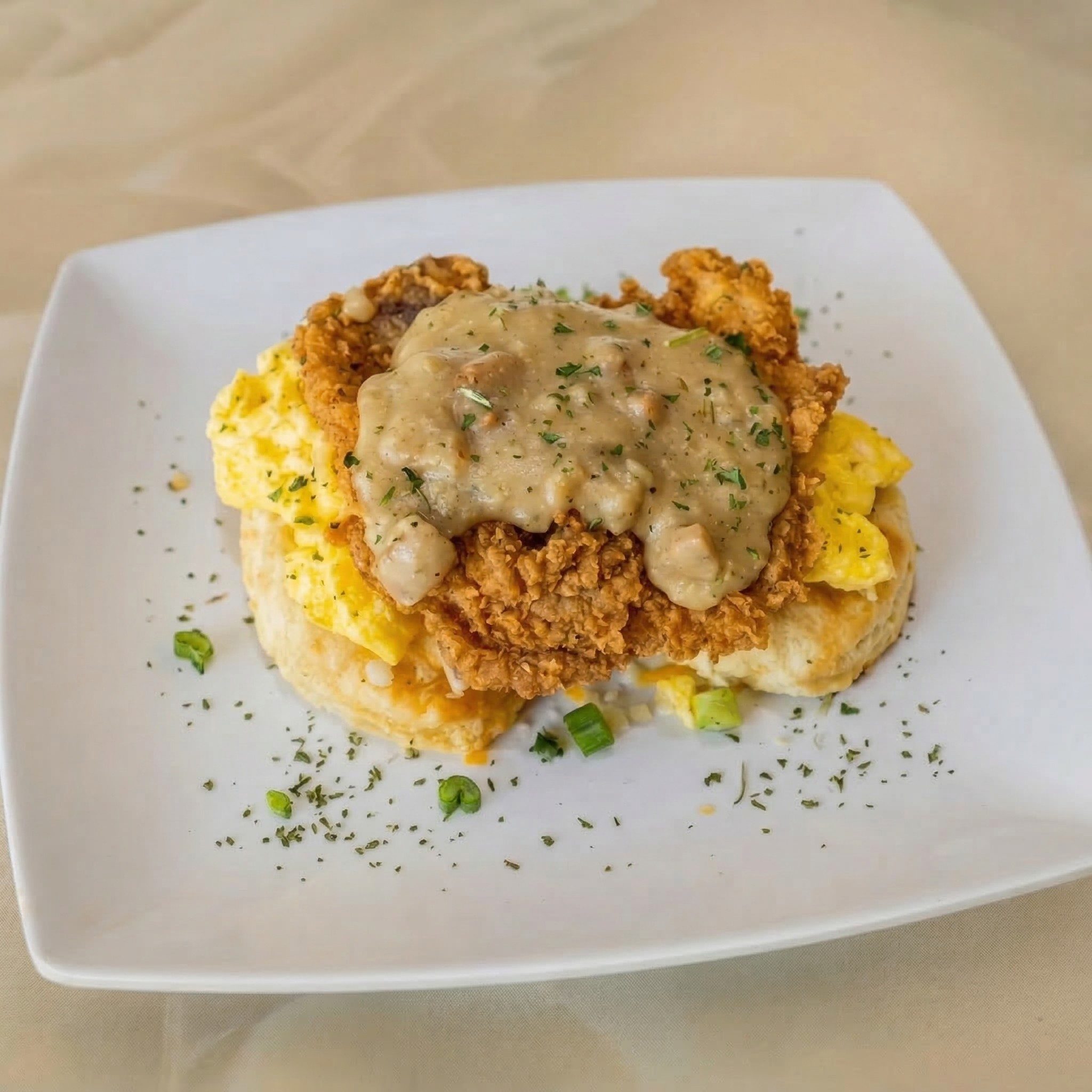 Chop House - Pork Chop Biscuit.