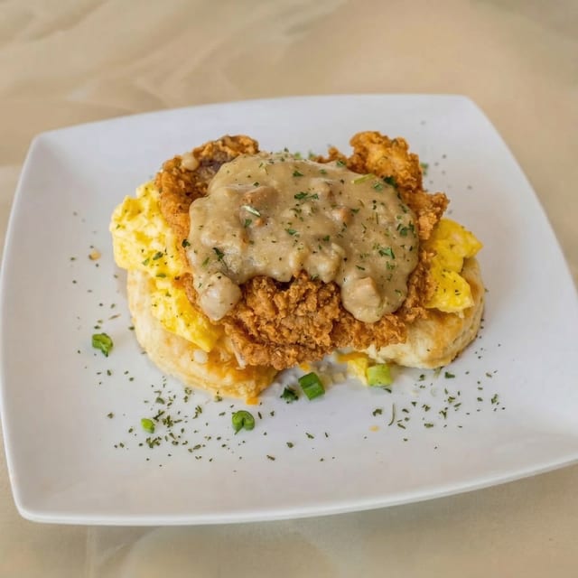 Chop House - Pork Chop Biscuit.