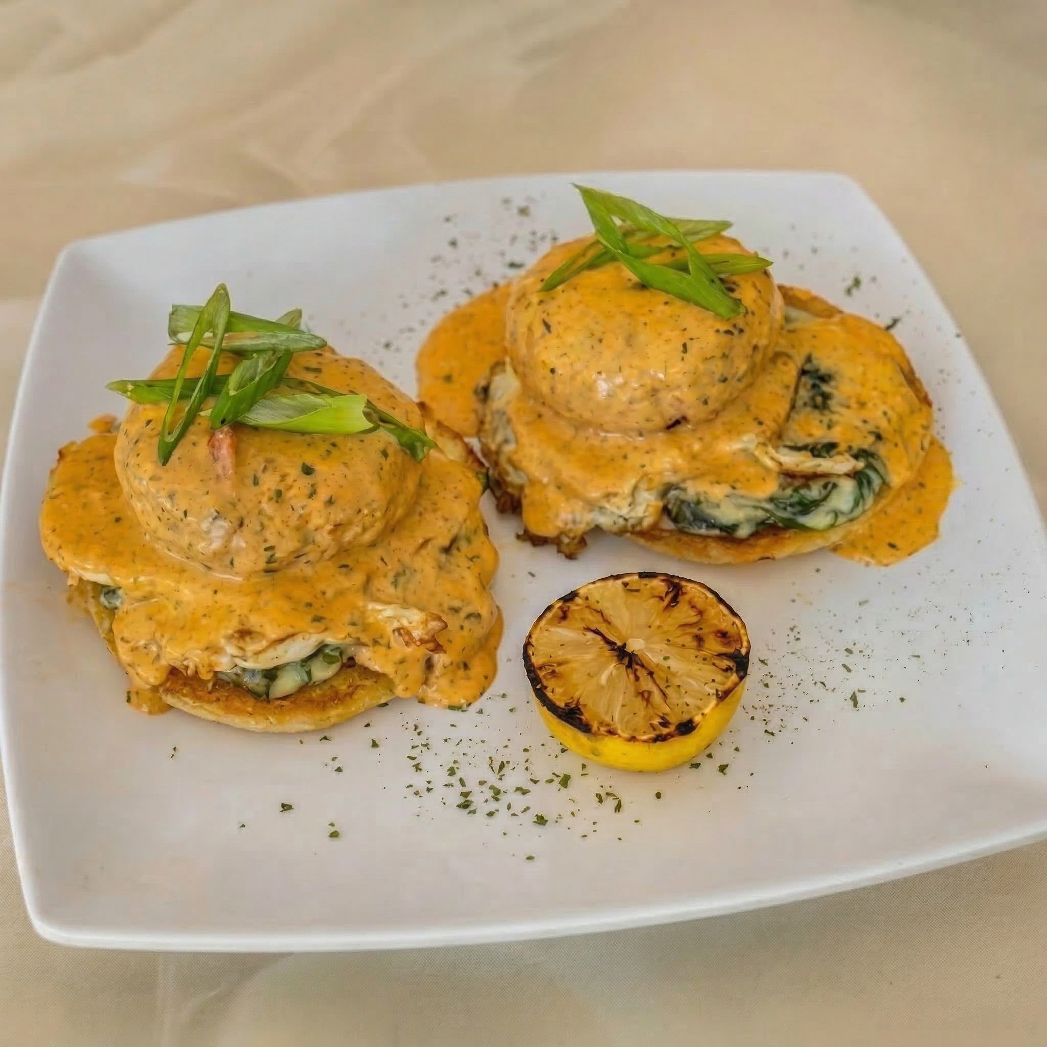 Mr. Benny - Crab Cake Benedict.