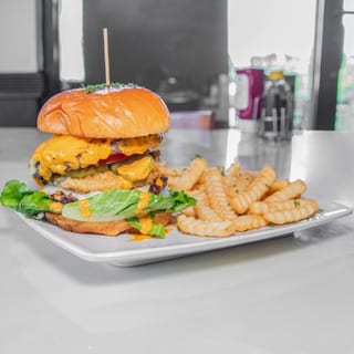 Cascade Double Burger with Fries