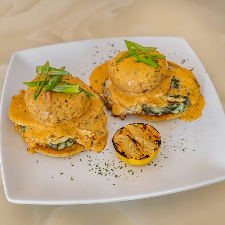 Crab Cake Benedict Delight